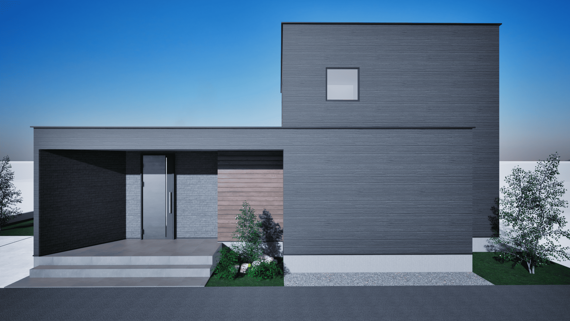 家族と自然が調和する、プライバシーと開放感を両立した邸宅