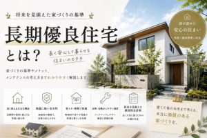 長期優良住宅とは？将来を見据えた家づくり