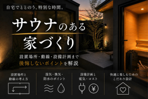 サウナのある家づくり
