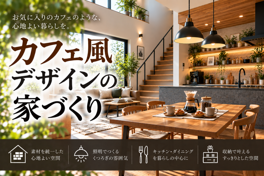 カフェ風デザインの家づくり